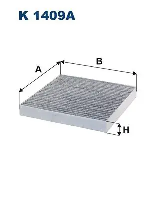 FILTRON K1409A Фильтр салона угольн HYUNDAI: