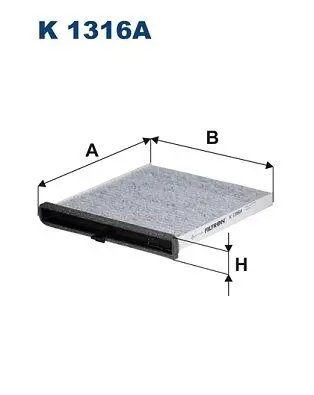 FILTRON K1316A Фильтр салонный K1316A
