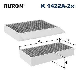 FILTRON K1422A2X Фильтр, воздух во внутренном