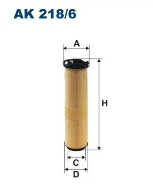 AK 218/6 Фильтр воздушный MB: E CLASS