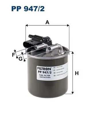 PP 947/2 Фильтр топливный MB