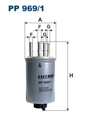 Filtron PP9691 Фильтр топливный PP969/1