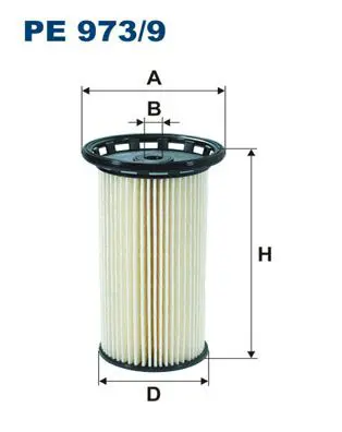 PE 973/9 Фильтр топливный VAG 1.6D 2.0D