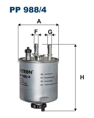 PP 988/4 Фильтр топливный PP988/4