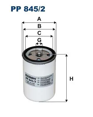 FILTRON PP8452 Фильтр топливный PP845/2