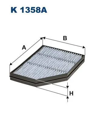 FILTRON K1358A ФИЛЬТР КАБИНЫ С АКТИВИРОВАННЫМ