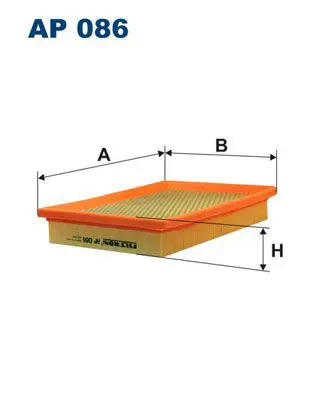 FILTRON AP086 Фильтр воздушный Alfa Romeo