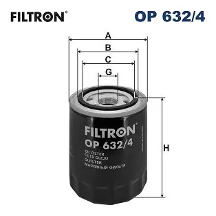 FILTRON OP6324 Фильтр масляный KIA SORENTO