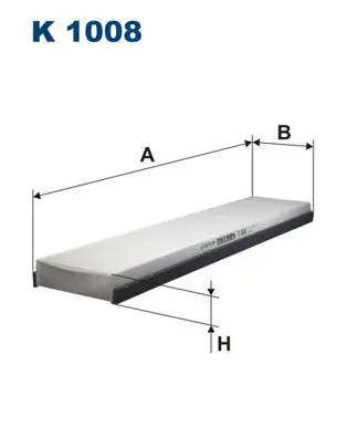 FILTRON K1008 Фильтр салонный FILTRON K1008