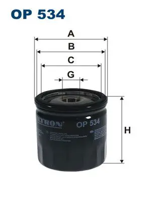 FILTRON OP534 Фильтр масляный OP534