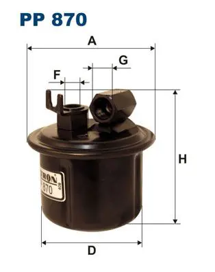 FILTRON PP870 Топливный фильтр FILTRON
