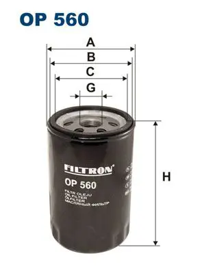 FILTRON OP560 Фильтр масляный