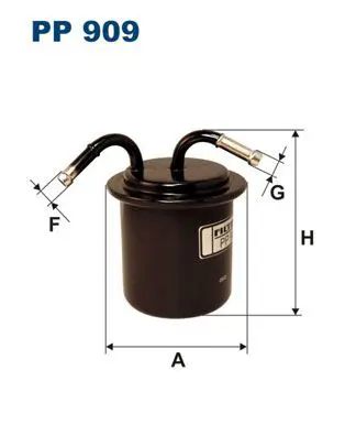 FILTRON PP909 Фильтр топливный SUBARU