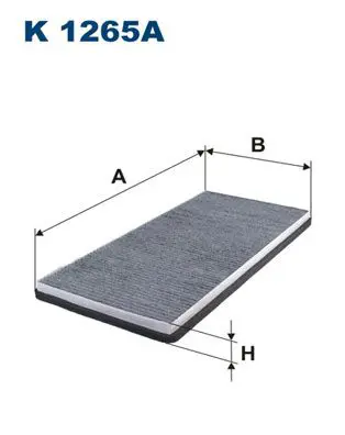 FILTRON K1265A Фильтр салонный угольный