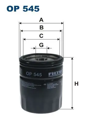 FILTRON OP545 Фильтр масляный