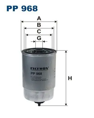 FILTRON PP968 Фильтр топливный ALFA ROMEO: