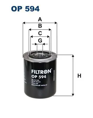 FILTRON OP594 Фильтр масляный FILTRON OP594