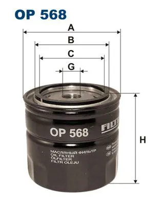 FILTRON OP568 Фильтр масляный OP568