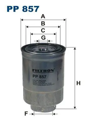 FILTRON PP857 Фильтр топливный FILTRON PP857