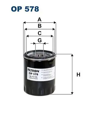 FILTRON OP578 Фильтр масляный