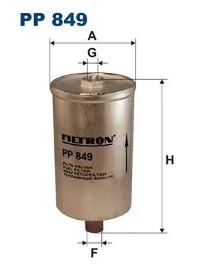 FILTRON PP849 Фильтр топливный PP849