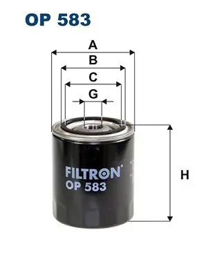 FILTRON OP583 Фильтр масляный FILTRON OP583