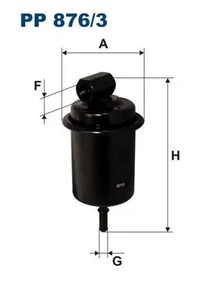 PP 876/3 Топливный фильтр FILTRON