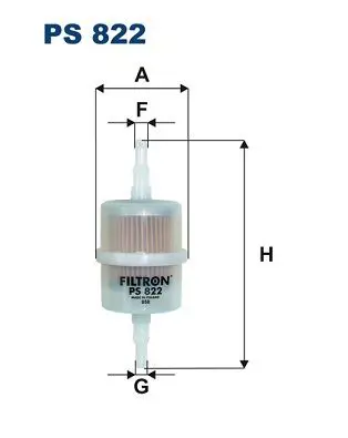 FILTRON PS822 Фильтр топл.AUDI/VW карбюр.