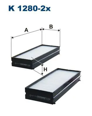 FILTRON K12802X Фильтр салонный K1280-2X
