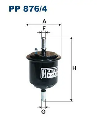 FILTRON PP8764 Фильтр топливный PP876/4