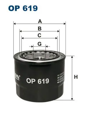 FILTRON OP619 Фильтр масляный