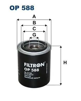 FILTRON OP588 Filtron OP 588 Фильтр масляный