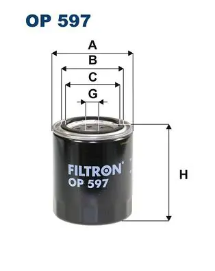 FILTRON OP597 Фильтр масляный OP597