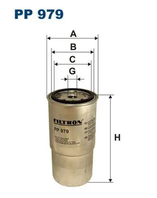 FILTRON PP979 Фильтр топливный PP979