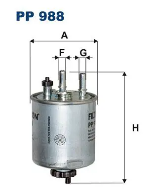 Filtron PP988 Фильтр топливный PP988
