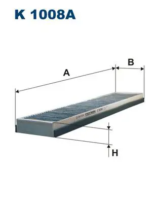 FILTRON K1008A Фильтр салона [угольный