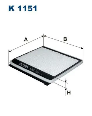 FILTRON K1151 Салонный фильтр FILTRON K1151