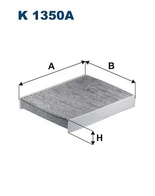 FILTRON K1350A Фильтр салонный угольный
