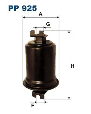 FILTRON PP925 Фильтр топливный MITSUBISHI