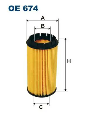 FILTRON OE674 Фильтр масляный OE674