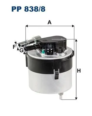 Filtron PP8388 Фильтр топливный FORD: C-MAX