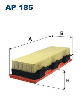 FILTRON AP185 Фильтр воздушный RENAULT