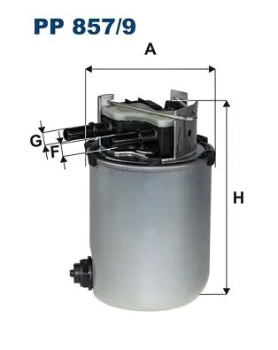 Filtron PP8579 Фильтр топливный PP857/9