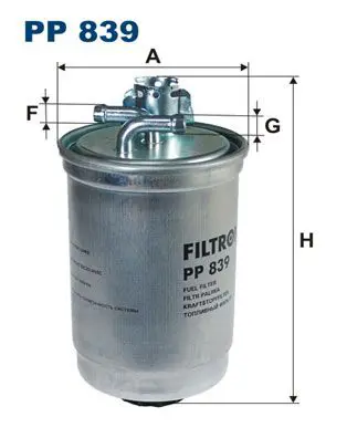 FILTRON PP839 Фильтр топливный PP839