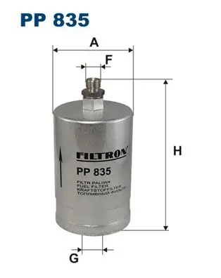 FILTRON PP835 Фильтр топливный MB