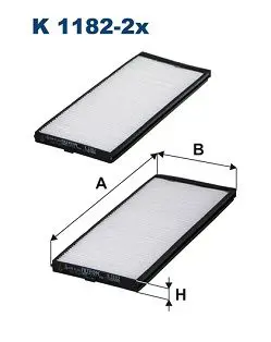 FILTRON K11822X Фильтр салона K1182-2x