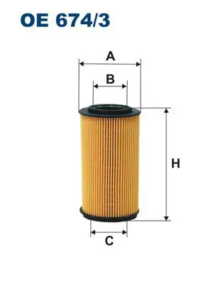 FILTRON OE6743 Фильтр маслянный OE674/3
