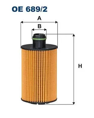 Filtron OE6892 Фильтр масл.CHRYSLER 3.0CRD