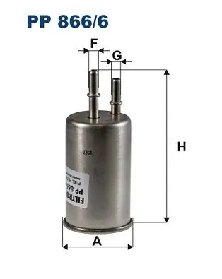 Filtron PP8666 Фильтр топливный VOLVO: S60 II