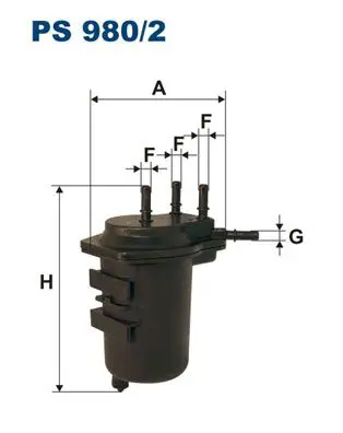 Filtron PS9802 фильтр топливный двс